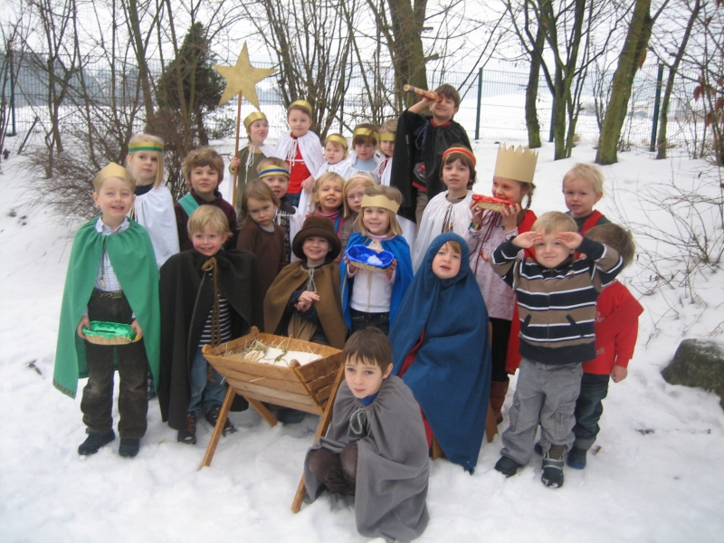 Mitten im kalten Winter